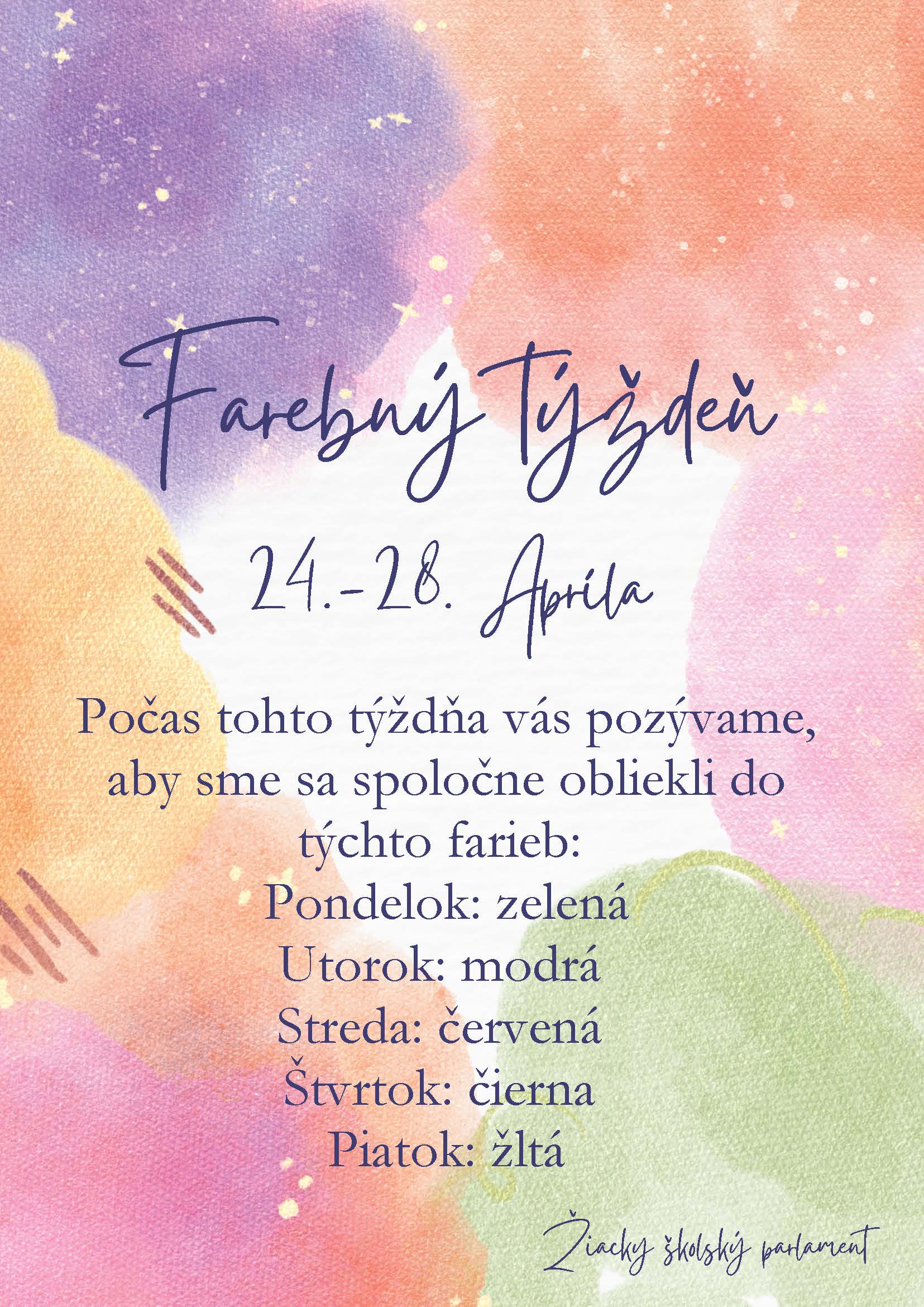 Farebny tyzden