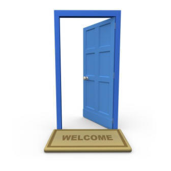 open door